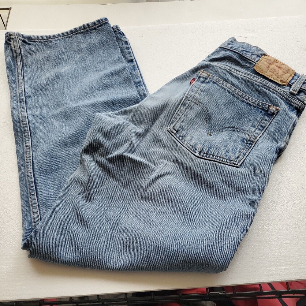 LEVI'S  569 Boys/Youth Blue Jeans Loose Fit Straight Leg Light Wash 18R